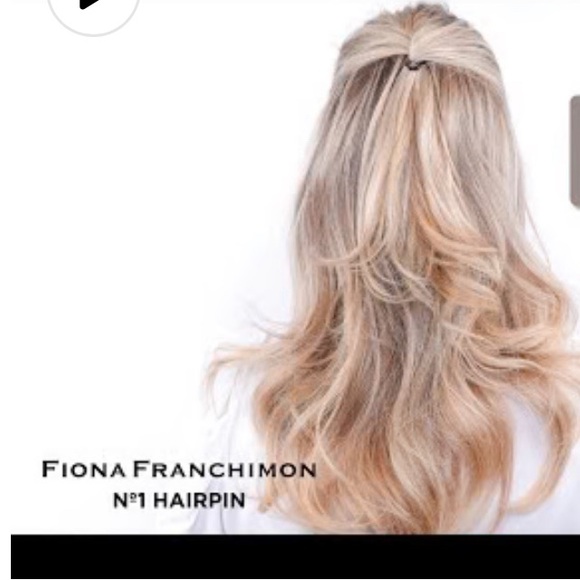 Fiona Franchimon No 1 Hairpin Trio-Tantalizing Blue, Seashell Pink, Strawberry - Picture 6 of 8